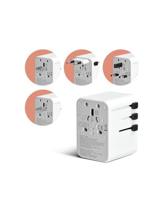 Chargeur adaptateur universel de voyage