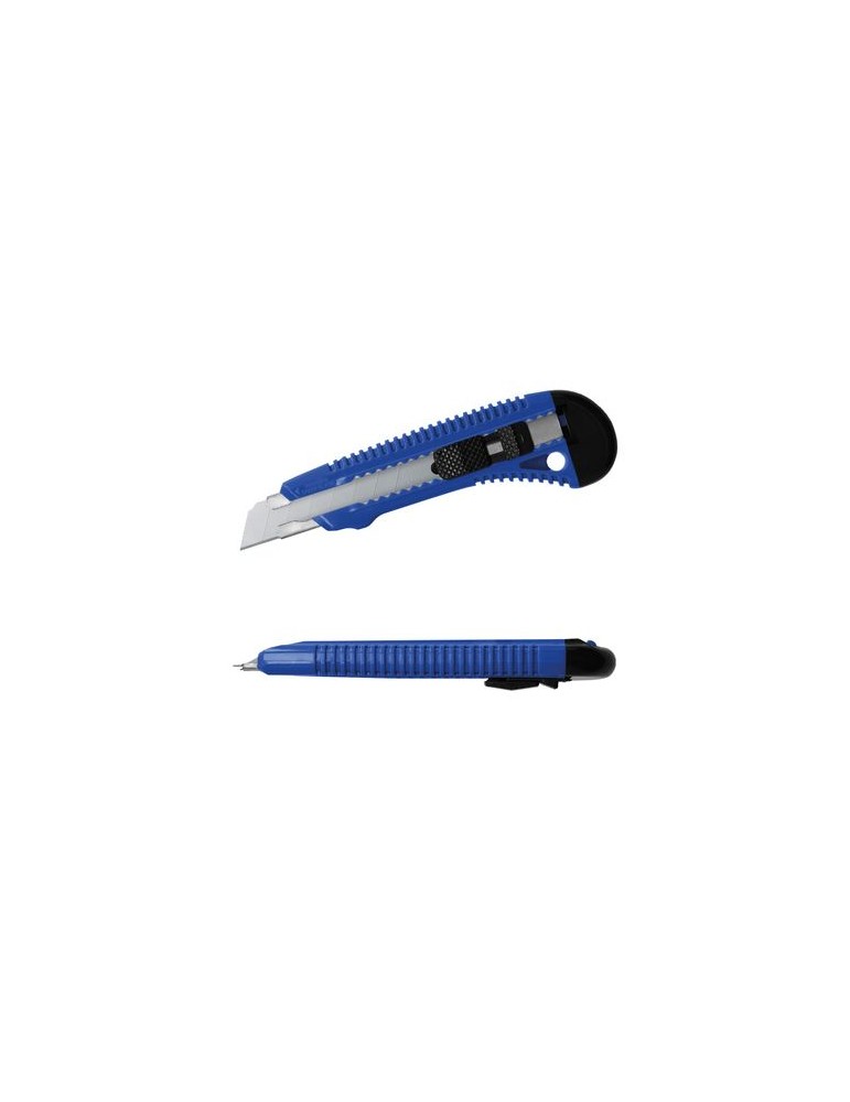Cutter professionnel en plastique avec guide en métal et blocage de lame goodies entreprise design