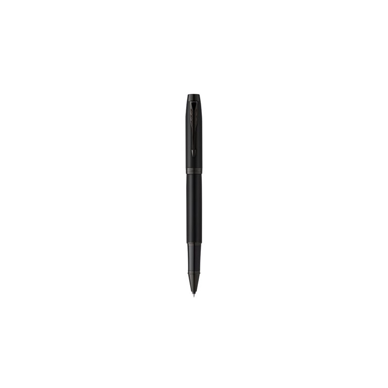 Stylo Écriture Élégant Personnalisé pas cher Roller Achromatic Matières : acier inoxydable Couleurs : noir