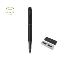 Stylo Écriture Élégant Personnalisé pas cher Roller Achromatic Matières : acier inoxydable Couleurs : noir 2
