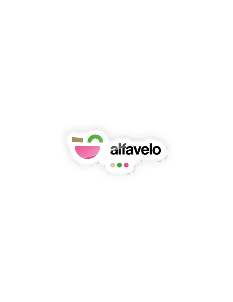 Badge publicitaire  en plastique (PMMA) avec aimant, format maxi 20 cm2