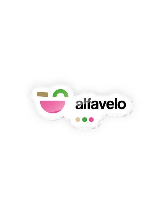 Badge publicitaire  en plastique (PMMA) avec aimant, format maxi 20 cm2