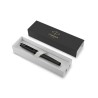 Stylo Écriture Élégant Personnalisé pas cher Roller Achromatic Matières : acier inoxydable Couleurs : noir objet promotionnel éc