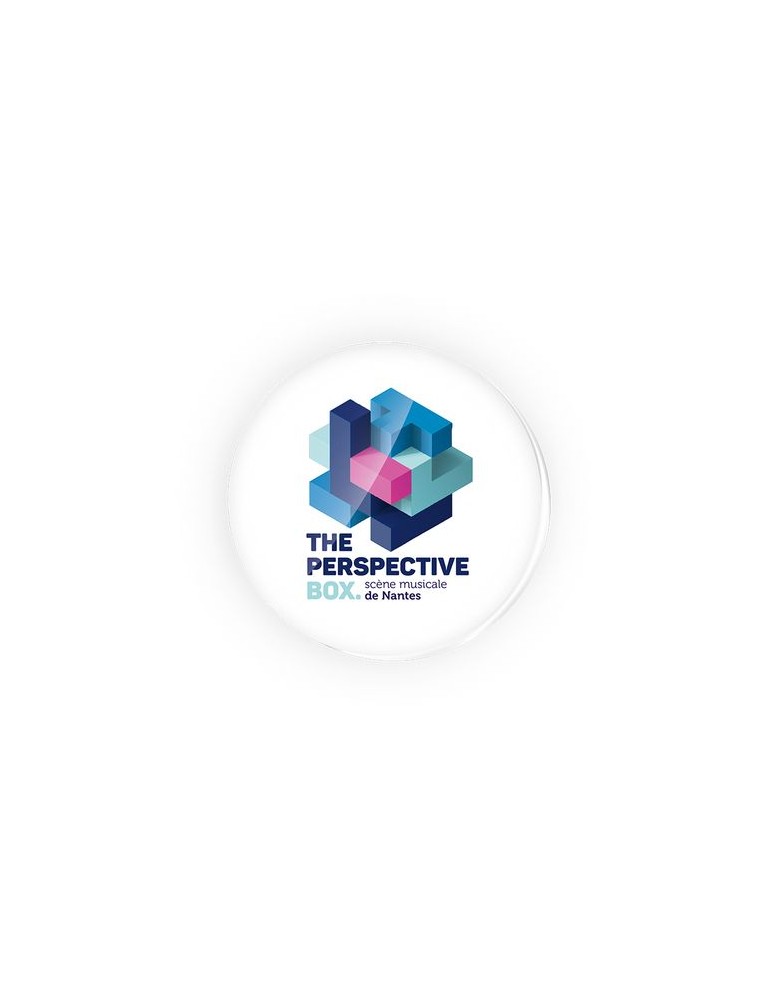 Badge plastique personnalisé ép. 2 mm avec pince-épingle, surface maxi 40 cm² - BADGE