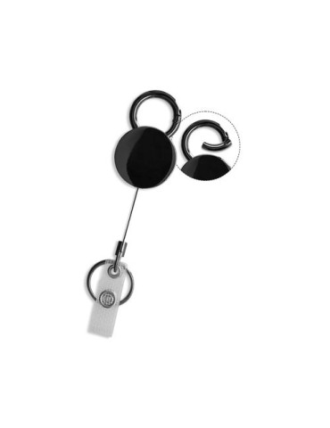 Badge retractable en métal avec aimant publicitaire - BADGE impression haute définition