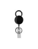 Badge retractable en métal avec aimant publicitaire - BADGE livraison express 24h 48h