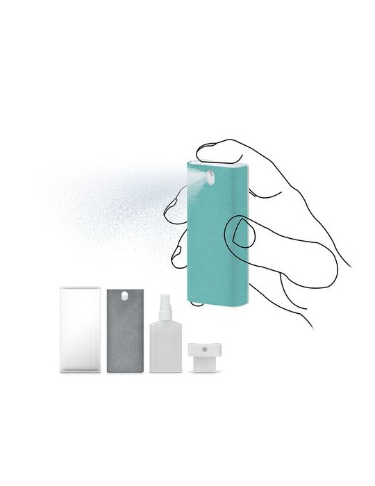 Spray nettoyant publicitaire (12 ml) écran et support smartphone