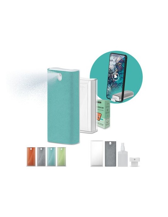 Spray nettoyant publicitaire (12 ml) écran et support smartphone