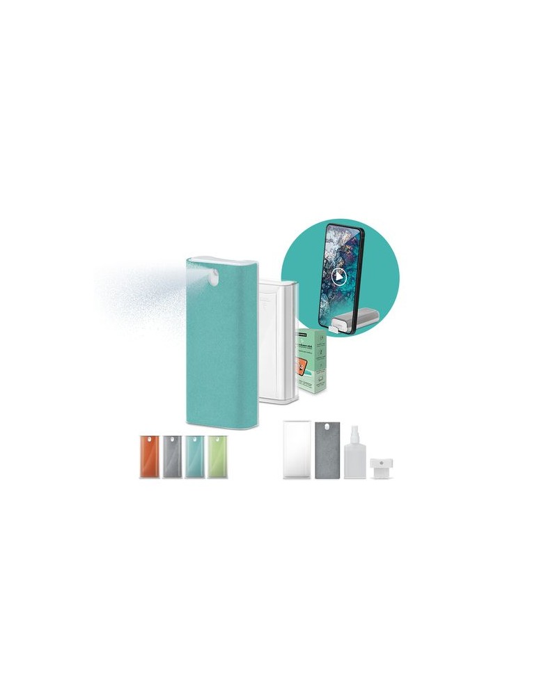 Spray nettoyant publicitaire (12 ml) écran et support smartphone