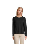 Tee-shirt femme personnalisé  Monarch Matières : coton Taille textile : XXL Couleurs : noir profond goodies publicitaire durable