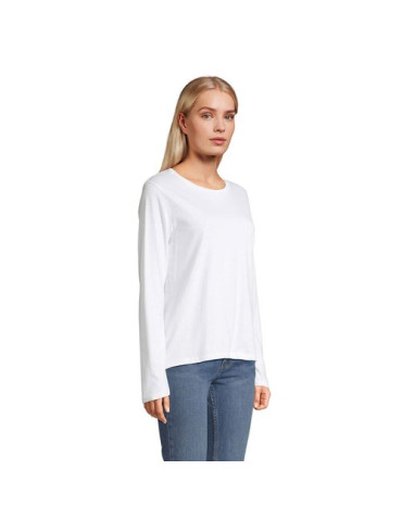 Tee-shirt femme personnalisé  Monarch Matières : coton Taille textile : 3XL Couleurs : blanc goodies publicitaire événementiel