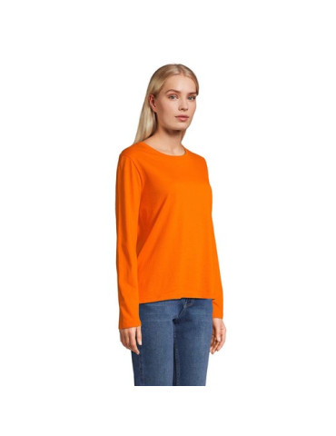 Tee-shirt femme personnalisé  Monarch Matières : coton Taille textile : XS Couleurs : orange goodies publicitaire événementiel