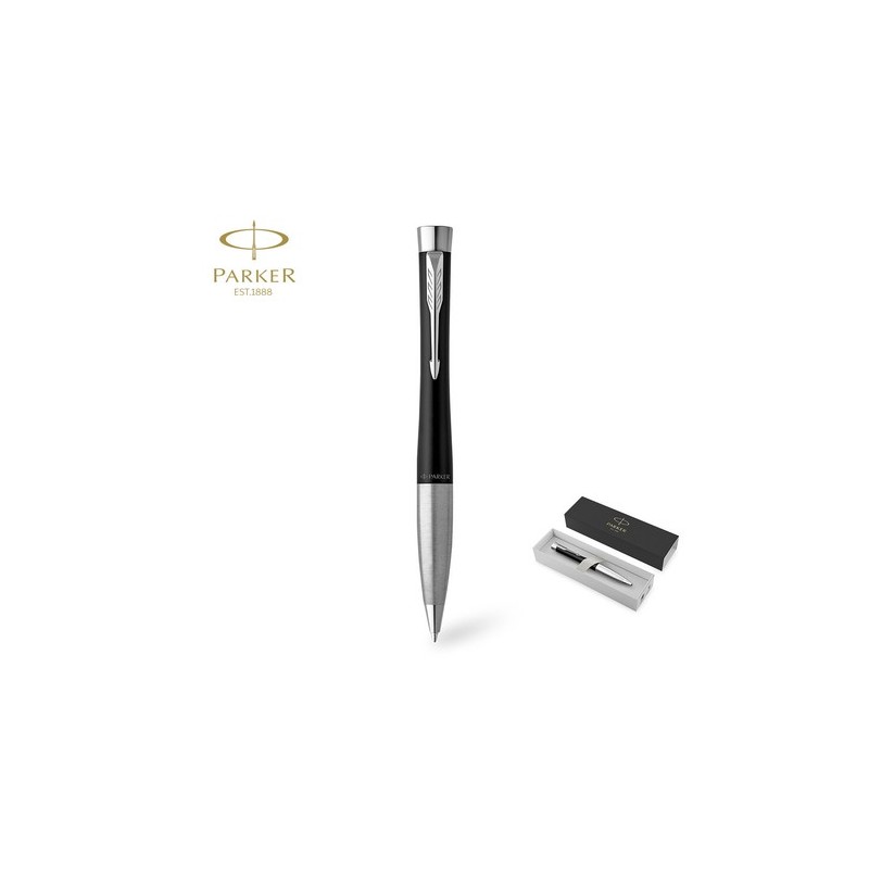 Stylo Chic Éco-responsable Urban Twist Matières : métal Couleurs : argenté cadeau entreprise pas cher