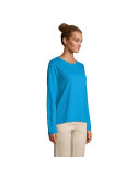 Tee-shirt femme personnalisé  Monarch Matières : coton Taille textile : XL Couleurs : bleu aqua goodies entreprise design