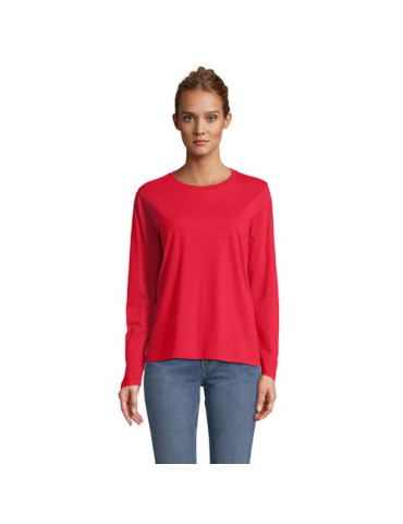 Tee-shirt femme personnalisé  Monarch Matières : coton Taille textile : XL Couleurs : rouge personnalisation sur mesure