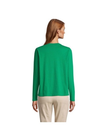 Tee-shirt femme personnalisé  Monarch Matières : coton Taille textile : XS Couleurs : vert prairie cadeau client original
