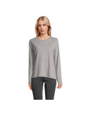 Tee-shirt femme personnalisé  Monarch Matières : coton Taille textile : XL Couleurs : gris chiné impression logo haute qualité