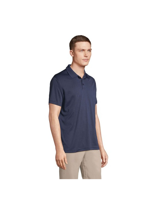 Polo unisexe personnalisé en coton, Pitcher Matières : polyéthylène (PE) Taille textile : 3XL Couleurs : bleu royal marquage cou