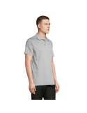 Polo unisexe personnalisé en coton, Pitcher Matières : polyéthylène (PE) Taille textile : S Couleurs : gris pur personnalisation