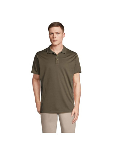 Polo unisexe personnalisé en coton, Pitcher Matières : polyéthylène (PE) Taille textile : XL Couleurs : vert armée accessoire év