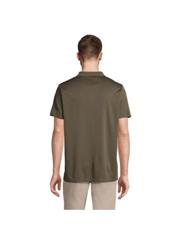 Polo unisexe personnalisé en coton, Pitcher Matières : polyéthylène (PE) Taille textile : XL Couleurs : vert armée objet promo p