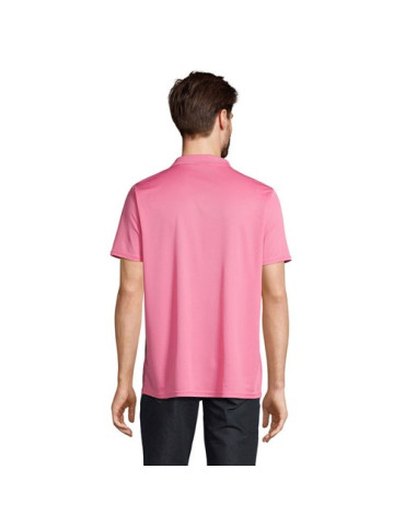 Polo unisexe personnalisé en coton, Pitcher Matières : polyéthylène (PE) Taille textile : XL Couleurs : rose vif personnalisatio