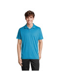 Polo unisexe personnalisé en coton, Pitcher Matières : polyéthylène (PE) Taille textile : XL Couleurs : bleu aqua goodies public