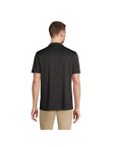 Polo unisexe personnalisé en coton, Pitcher Matières : polyéthylène (PE) Taille textile : XS Couleurs : noir personnalisation su