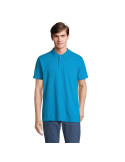Polo unisexe personnalisé  PULSE Matières : coton Taille textile : XXL Couleurs : bleu aqua cadeau affaires élégant