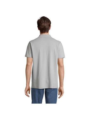 Polo unisexe personnalisé  PULSE Matières : coton Taille textile : XL Couleurs : gris pur accessoire événementiel unique
