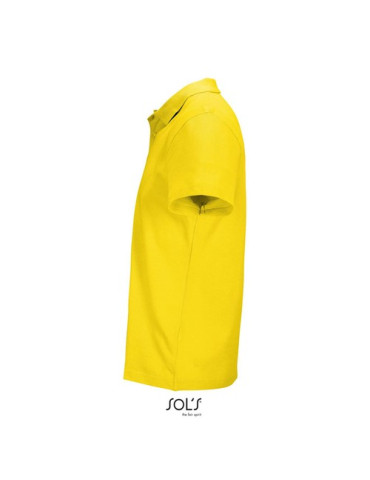 Polo unisexe personnalisé  PULSE Matières : coton Taille textile : XL Couleurs : jaune cadeau collaborateur premium