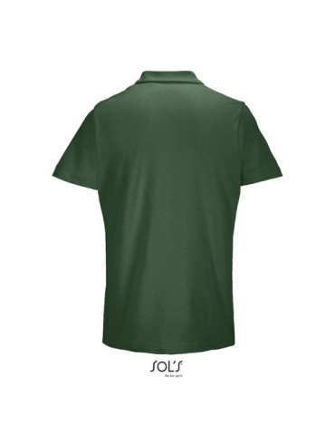Polo unisexe personnalisé  PULSE Matières : coton Taille textile : XXL Couleurs : vert bouteille objet promo petit budget