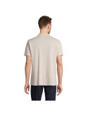 Polo unisexe personnalisé  PULSE Matières : coton Taille textile : XXL Couleurs : lin marquage couleur éclatante