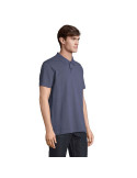 Polo unisexe personnalisé  PULSE Matières : coton Taille textile : M Couleurs : bleu denim cadeau affaires élégant
