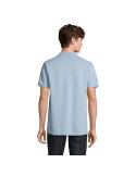 Polo unisexe personnalisé  PULSE Matières : coton Taille textile : L Couleurs : bleu ciel pur cadeau affaires élégant