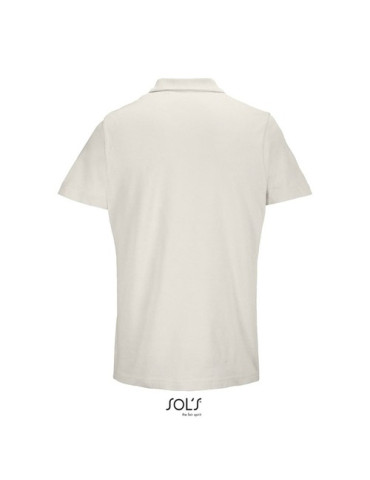 Polo unisexe personnalisé  PULSE Matières : coton Taille textile : L Couleurs : écru cadeau collaborateur premium
