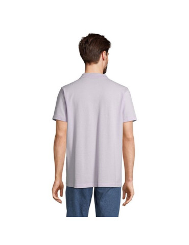 Polo unisexe personnalisé  PULSE Matières : coton Taille textile : S Couleurs : lilas personnalisable avec votre logo