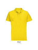 Polo unisexe personnalisé  PULSE Matières : coton Taille textile : M Couleurs : jaune goodies personnalisé en stock