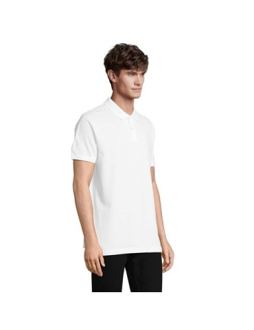 Polo unisexe personnalisé  PULSE Matières : coton Taille textile : 3XL Couleurs : blanc cadeau client original