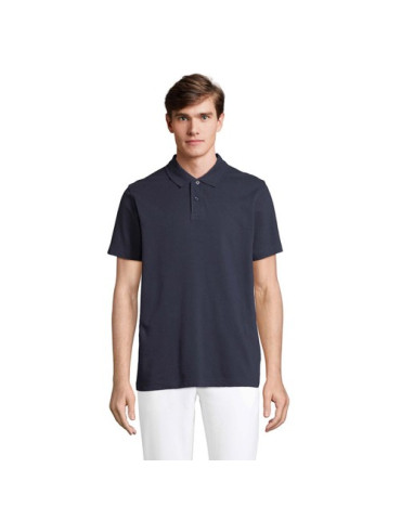 Polo unisexe personnalisé  PULSE Matières : coton Taille textile : 4XL Couleurs : french navy objet publicitaire robuste