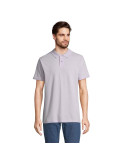 Polo unisexe personnalisé  PULSE Matières : coton Taille textile : M Couleurs : lilas cadeau entreprise pas cher