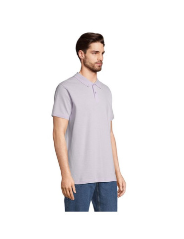 Polo unisexe personnalisé  PULSE Matières : coton Taille textile : M Couleurs : lilas livraison express 24h 48h