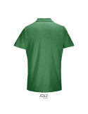Polo unisexe personnalisé  PULSE Matières : coton Taille textile : L Couleurs : vert prairie personnalisable avec votre logo