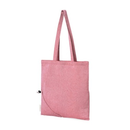 Sac Éco-responsable Pliable Personnalisé en Coton Recyclé à Prix Abordable - Biyon Matières : coton recyclé Couleurs : bleu obje