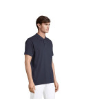 Polo unisexe personnalisé  PULSE Matières : coton Taille textile : S Couleurs : french navy personnalisable avec votre logo