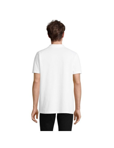 Polo unisexe personnalisé  PULSE Matières : coton Taille textile : 5XL Couleurs : blanc personnalisation rapide en France
