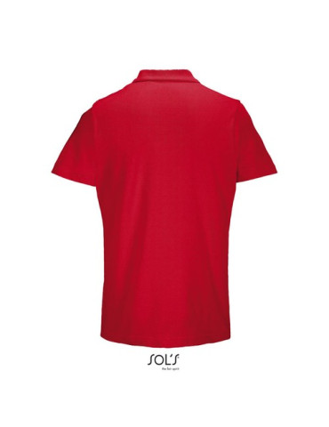 Polo unisexe personnalisé  PULSE Matières : coton Taille textile : M Couleurs : rouge livraison express 24h 48h