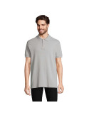 Polo homme personnalisé  Pacific Matières : coton Taille textile : M Couleurs : gris pur cadeau client original