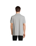Polo homme personnalisé  Pacific Matières : coton Taille textile : M Couleurs : gris pur impression logo haute qualité