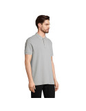 Polo homme personnalisé  Pacific Matières : coton Taille textile : M Couleurs : gris pur cadeau entreprise pas cher